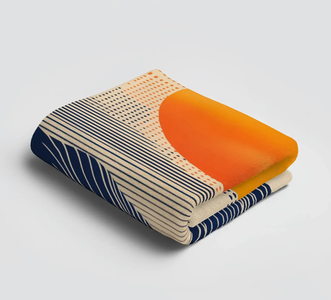 Digital Sunset By The Sea | Artprint asciugamano da bagno da Autofocus