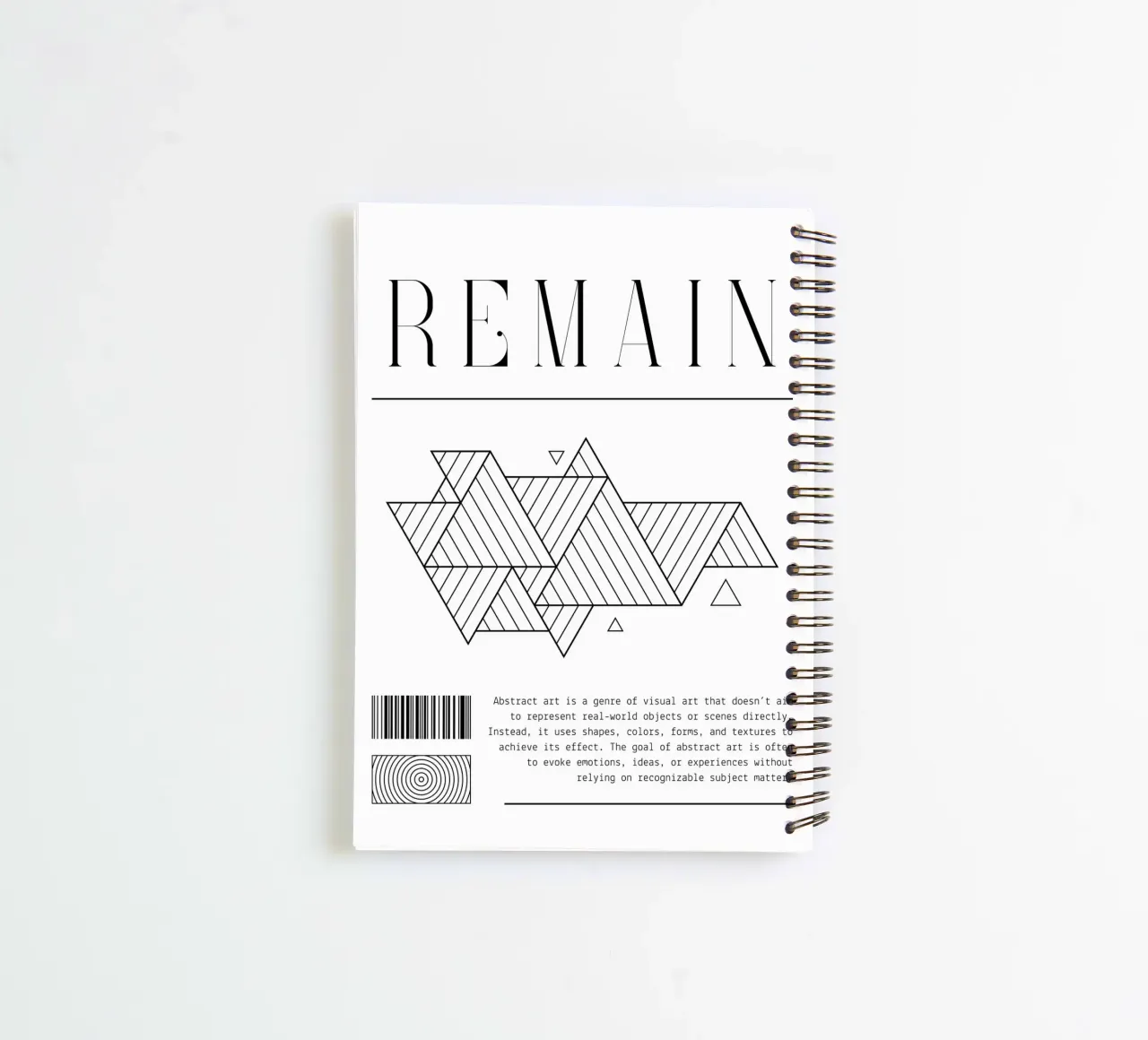 REMAIN | 09 cuaderno de espiral de Einfach Uebel