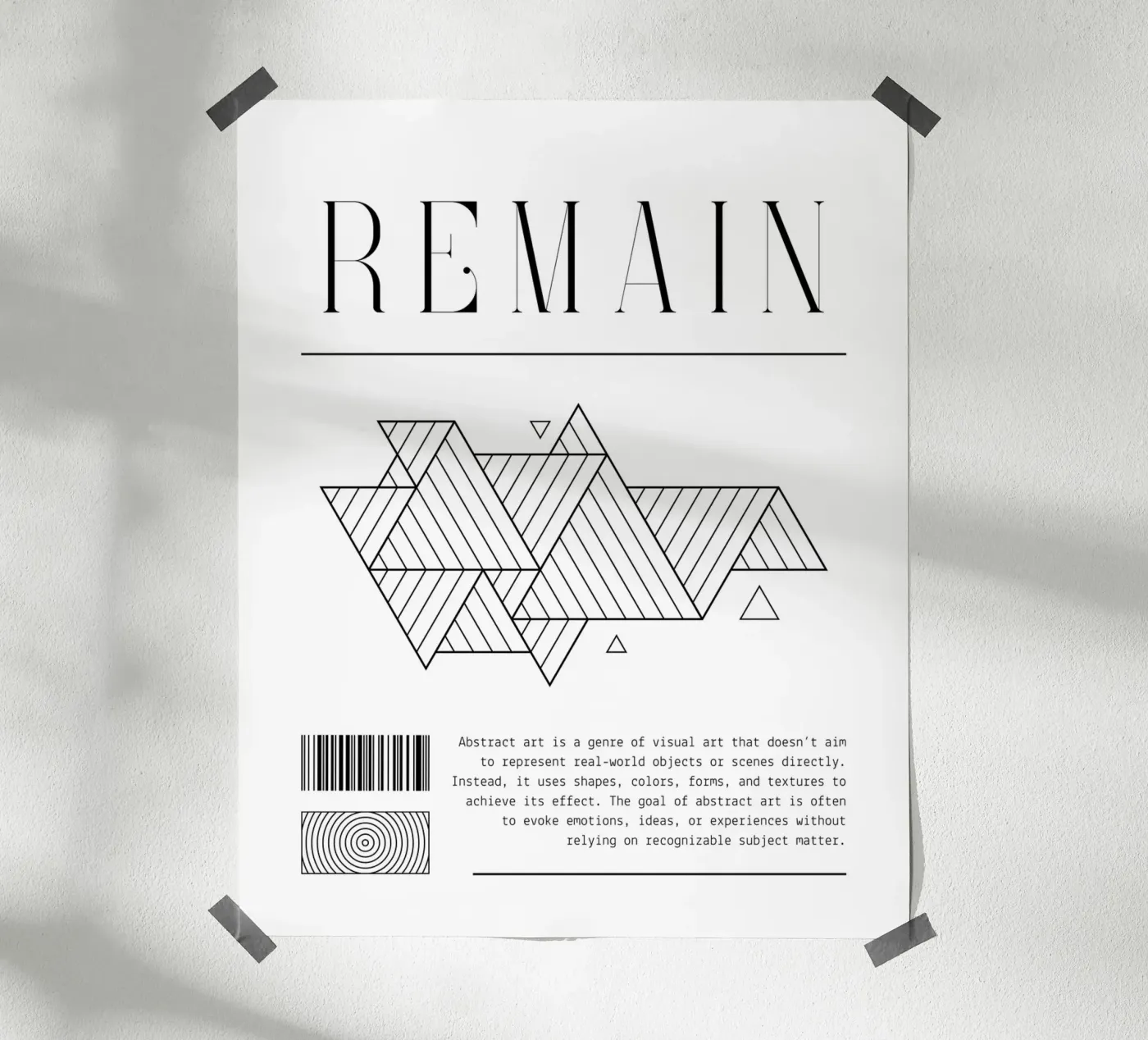 REMAIN | 09 poster da SMRT STUDIO