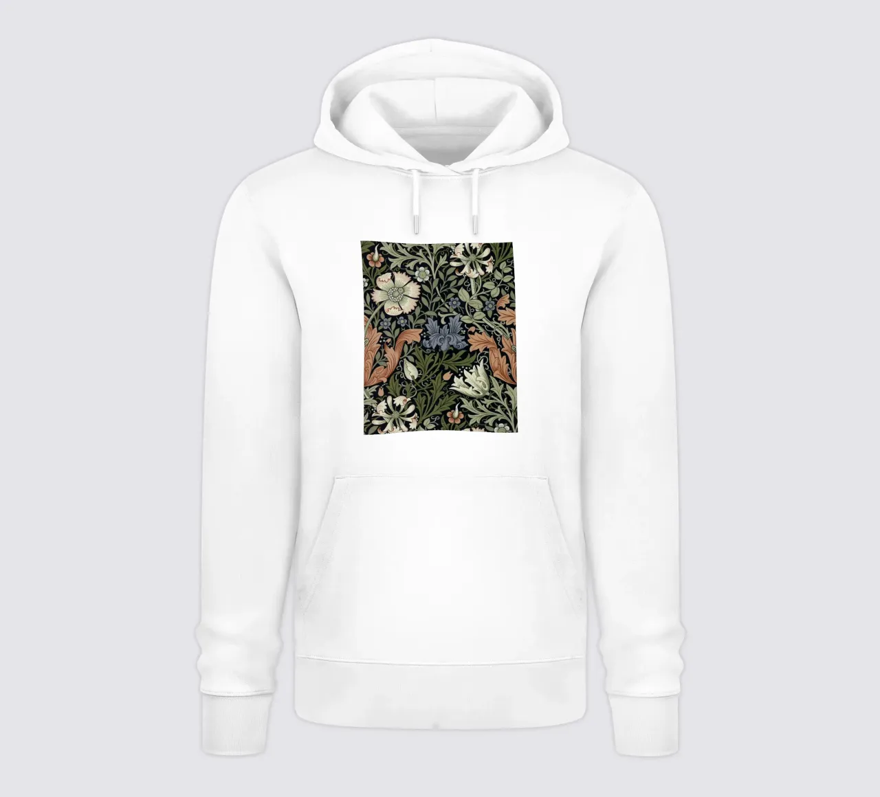 William Morris - compton floral felpa con cappuccio da William Store