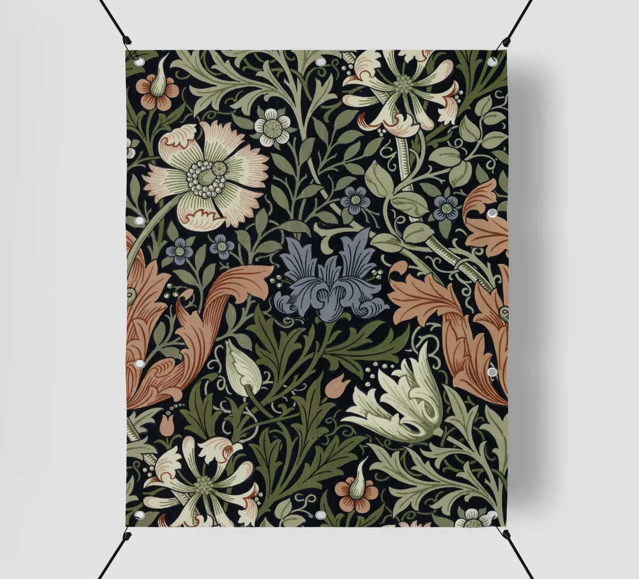William Morris - compton floral telo in pvc da William Store