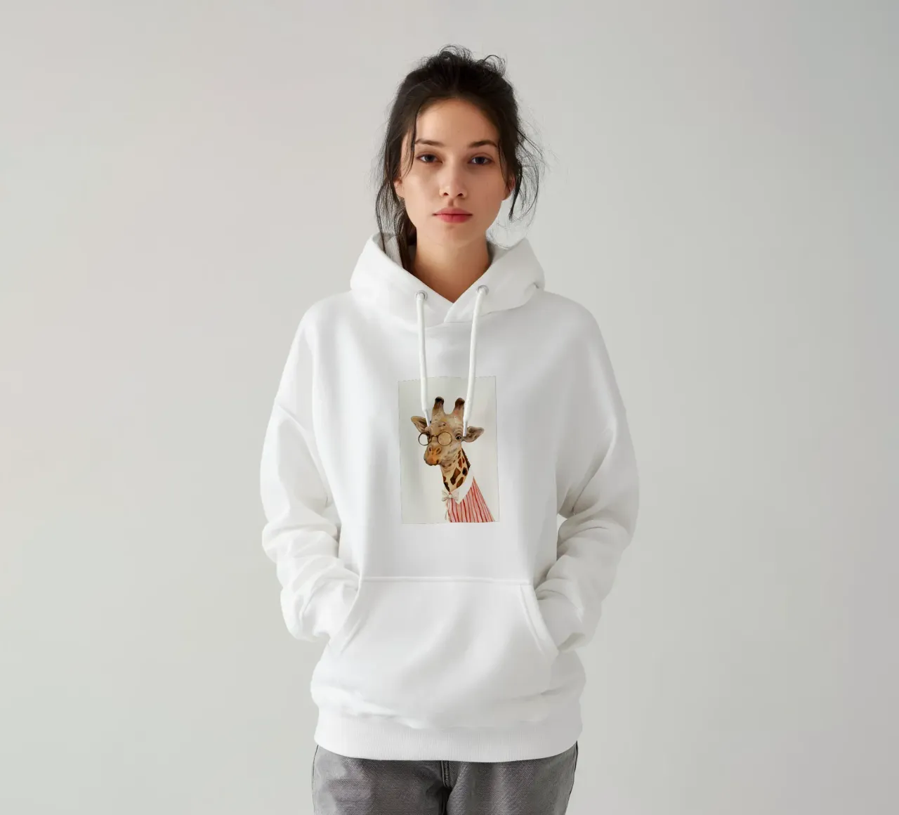 Ms Giraffe sudadera con capucha de Animal Crew