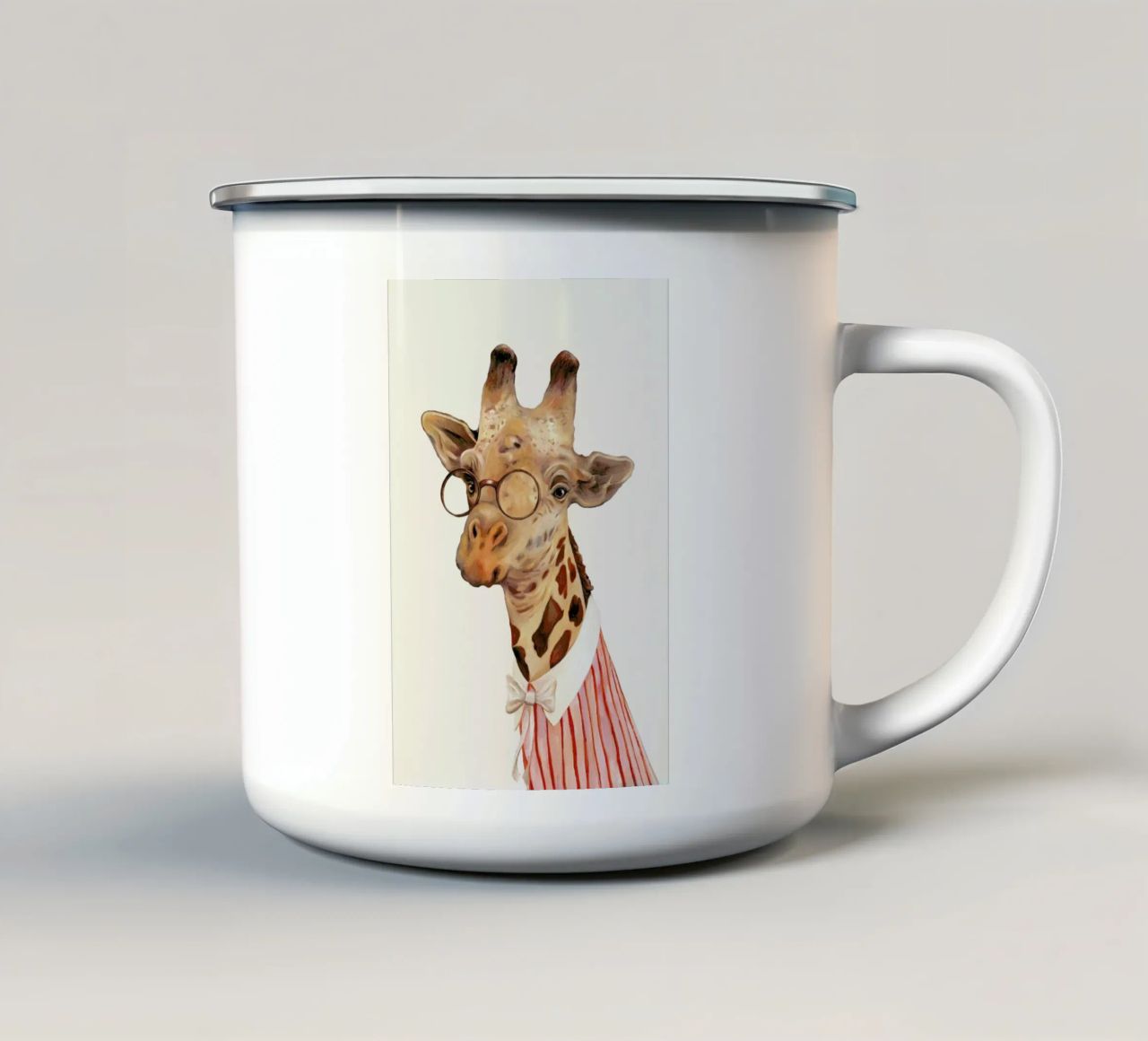 Ms Giraffe tazza in smalto da Animal Crew