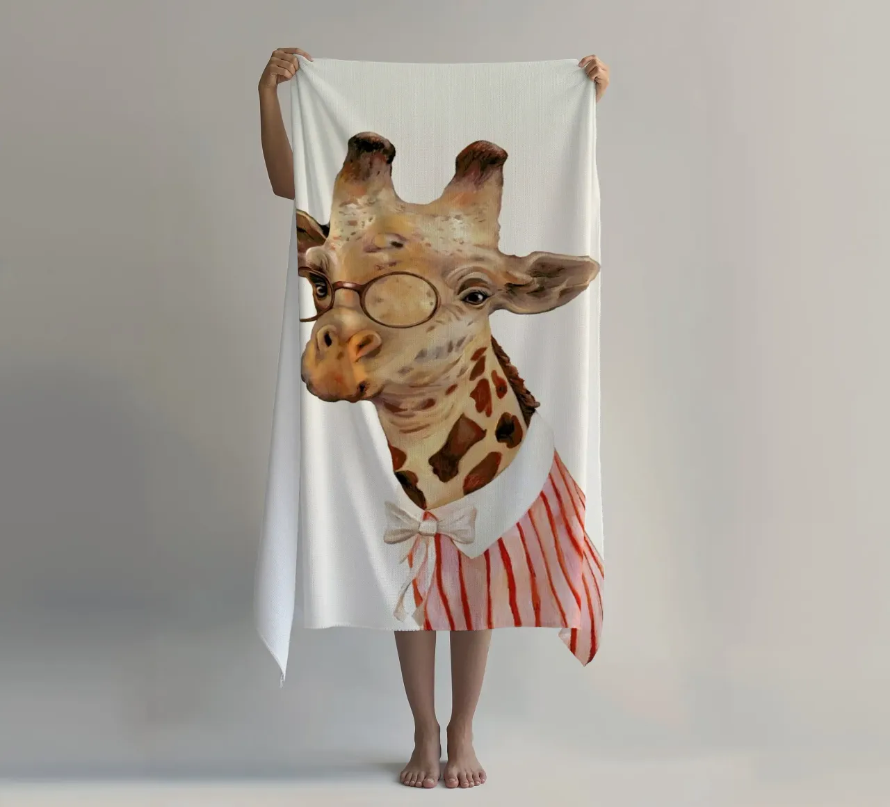 Ms Giraffe telo mare da Animal Crew