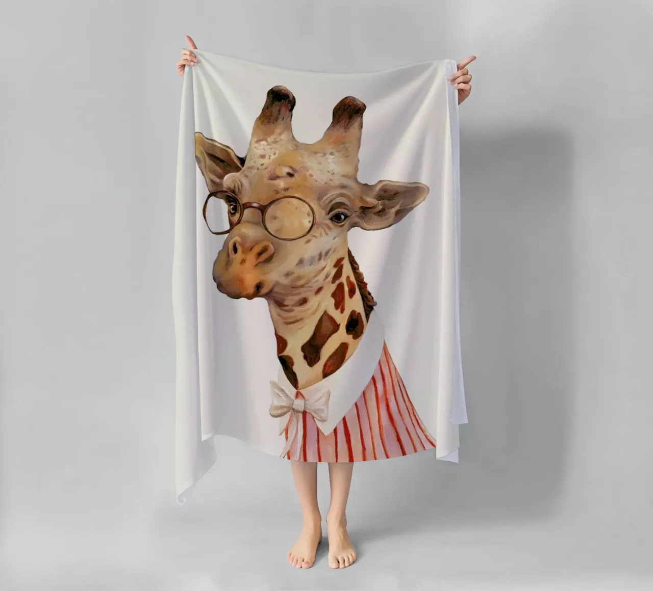 Ms Giraffe telo mare da Animal Crew