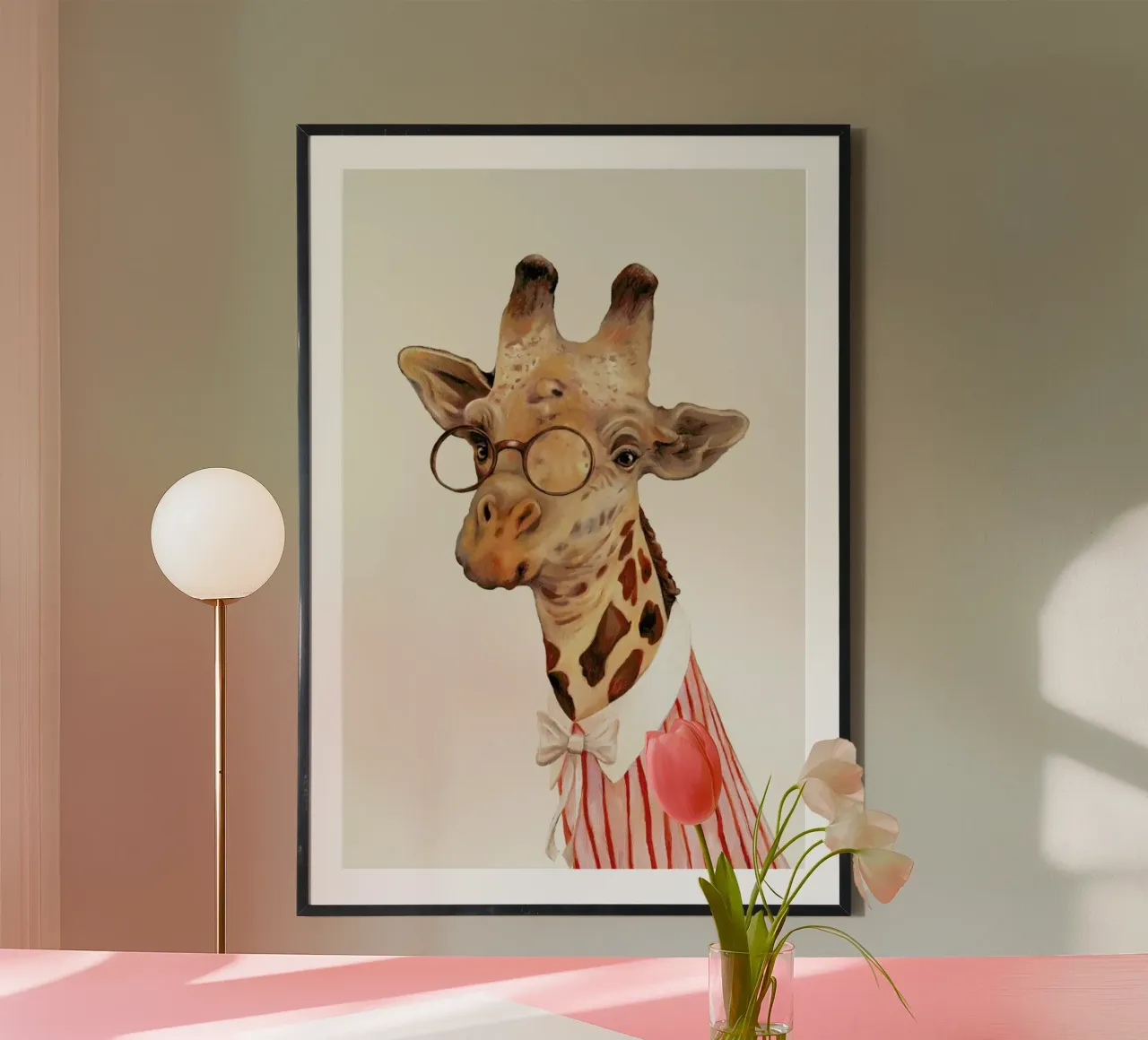 Ms Giraffe poster da Animal Crew