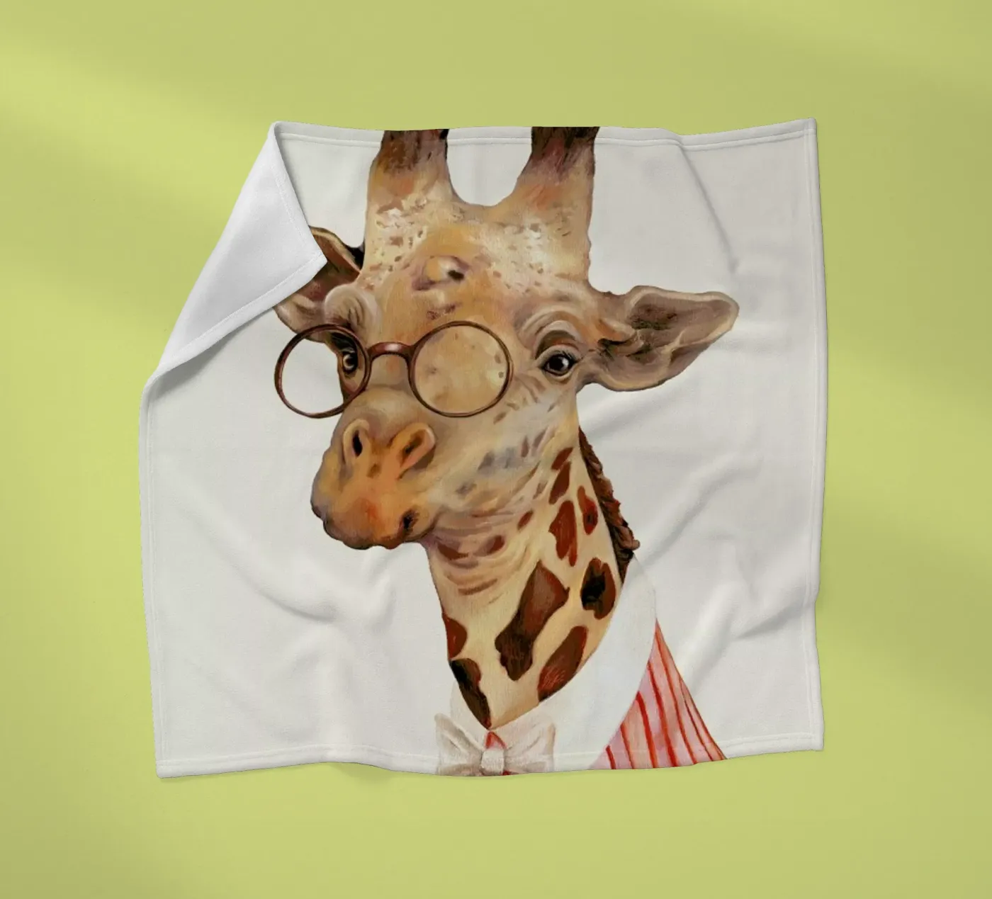 Ms Giraffe fleece blanket by Animal Crew