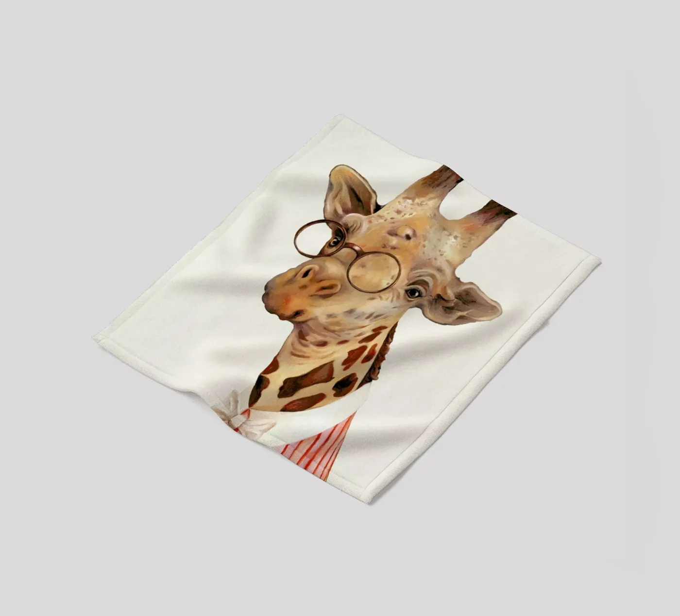 Ms Giraffe fleece blanket by Animal Crew