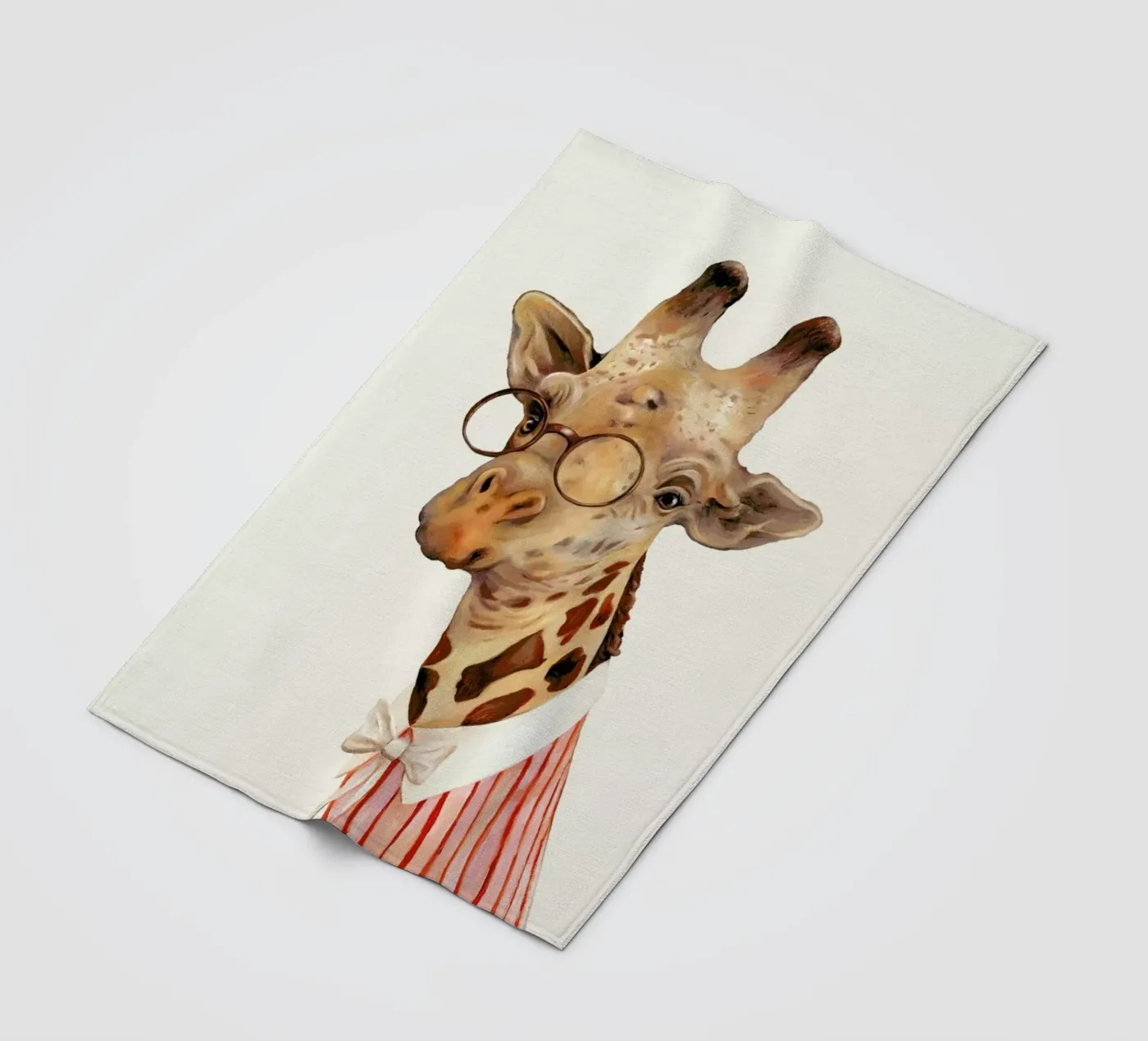 Ms Giraffe fleece blanket by Animal Crew