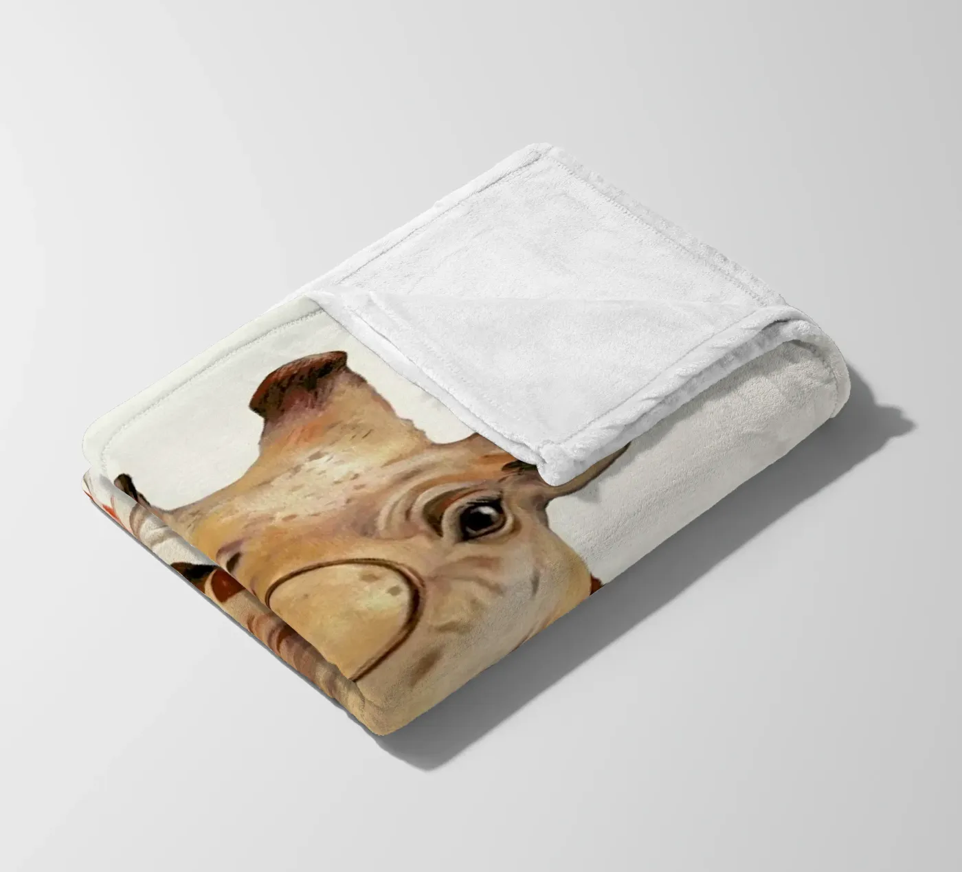 Ms Giraffe fleece blanket by Animal Crew