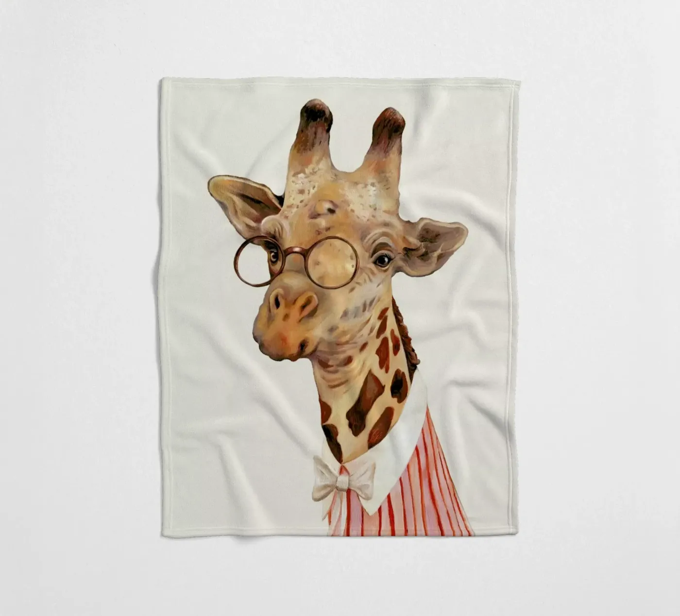 Ms Giraffe fleece blanket by Animal Crew
