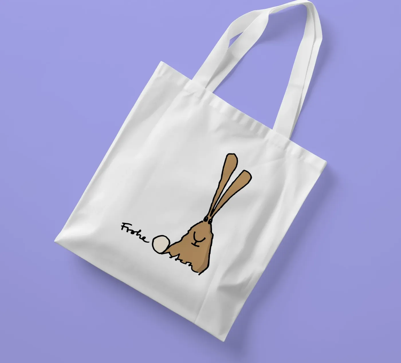 Happy Easter tote bag by Face & Content