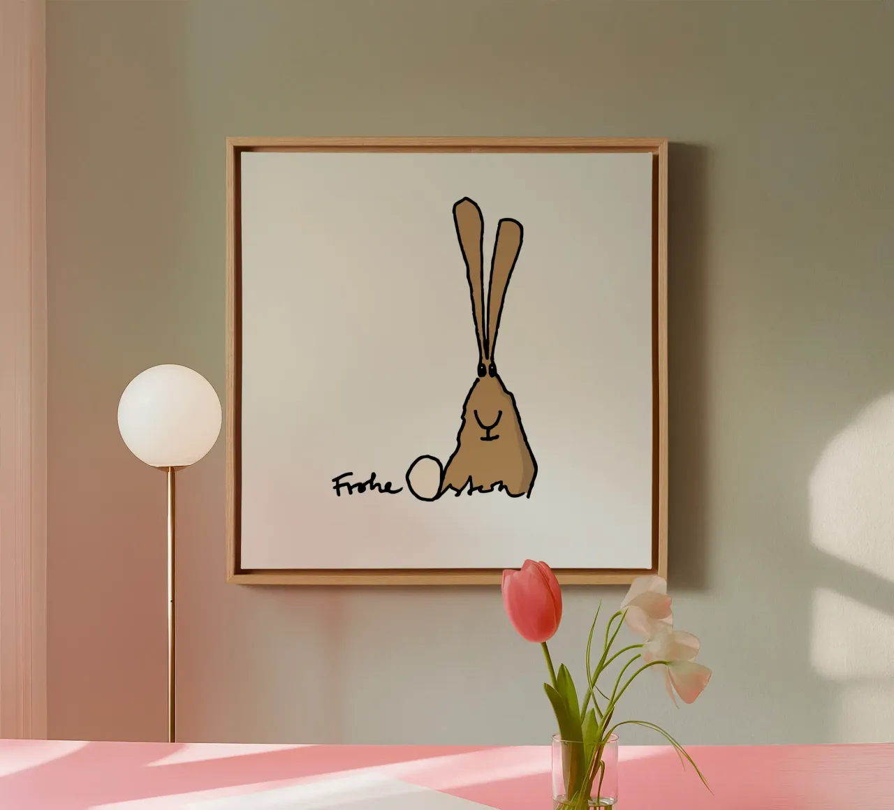 Happy Easter canvas by Face & Content