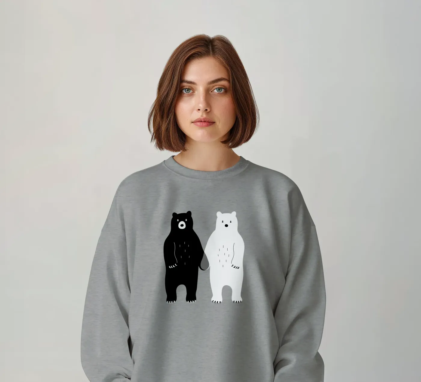 Two Bears felpa da Andy Westface