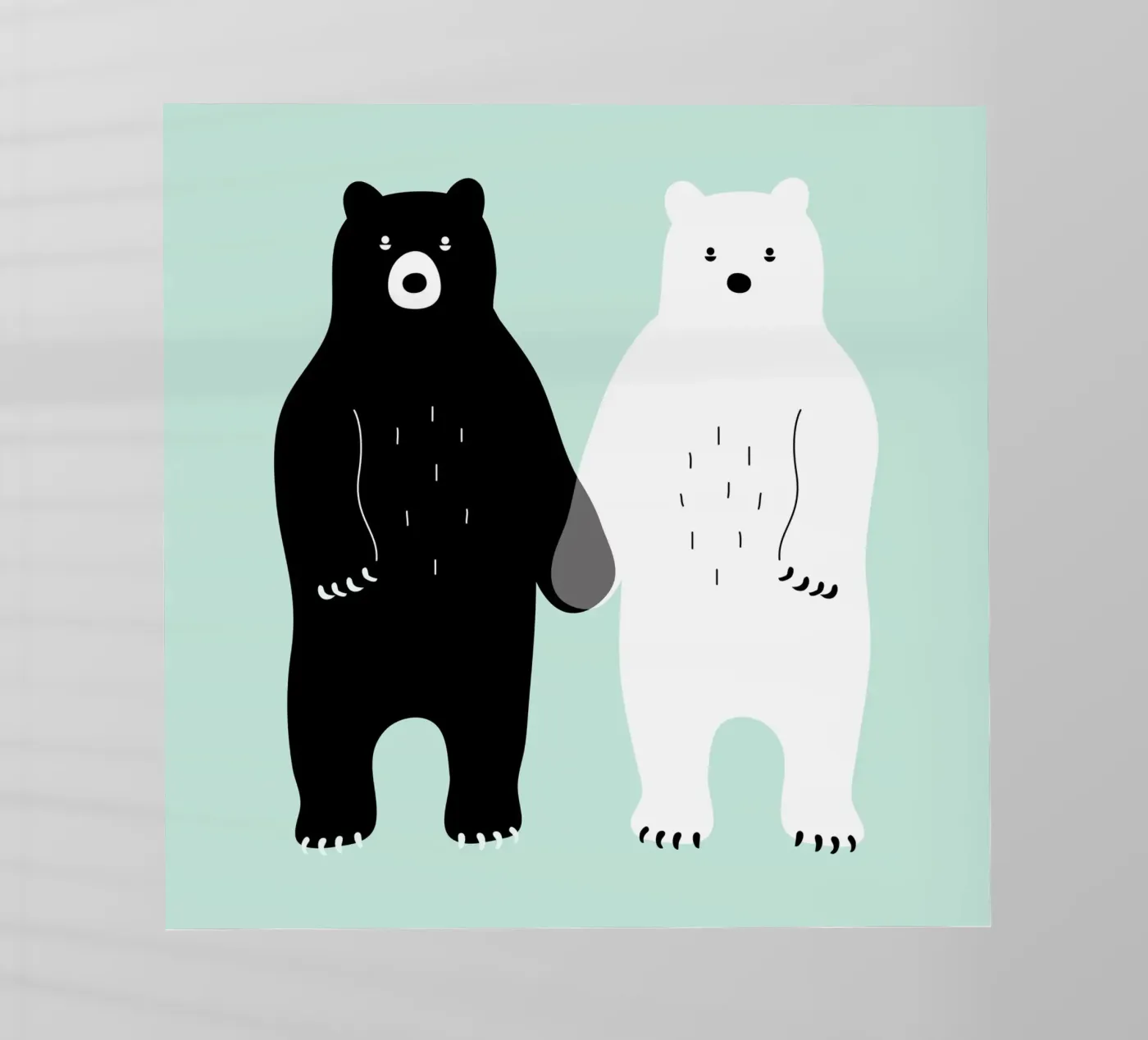 Two Bears pellicola backlit da Andy Westface