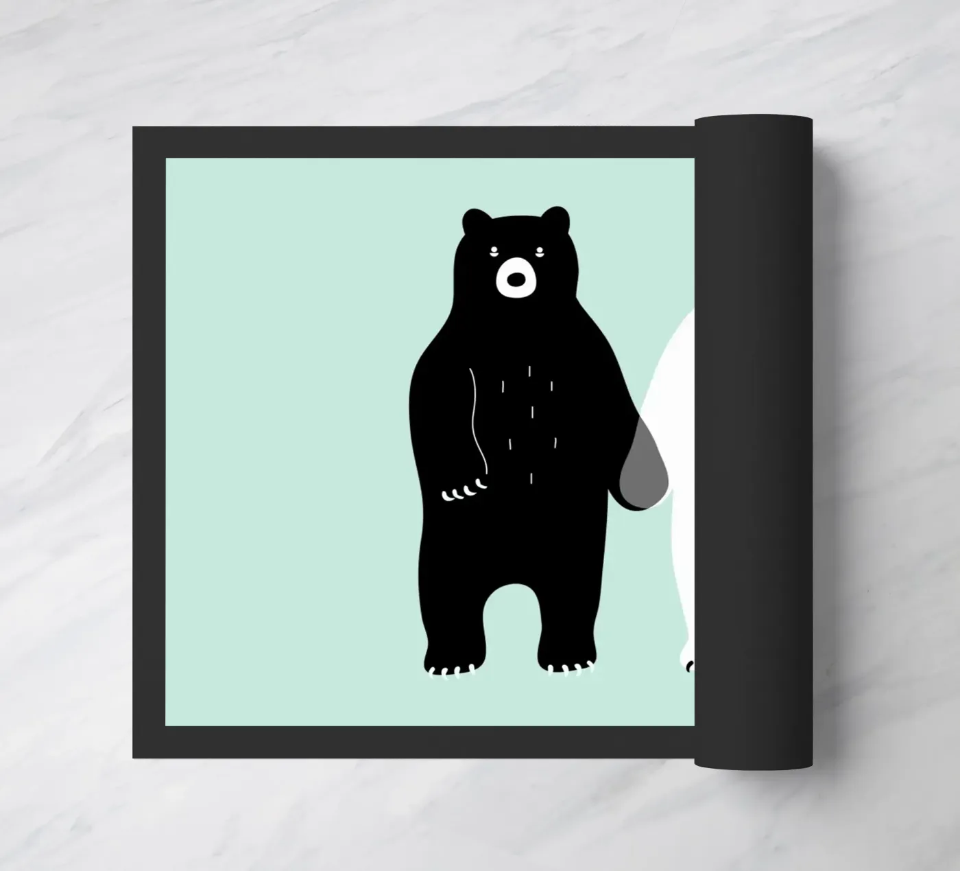 Two Bears deurmat van Andy Westface