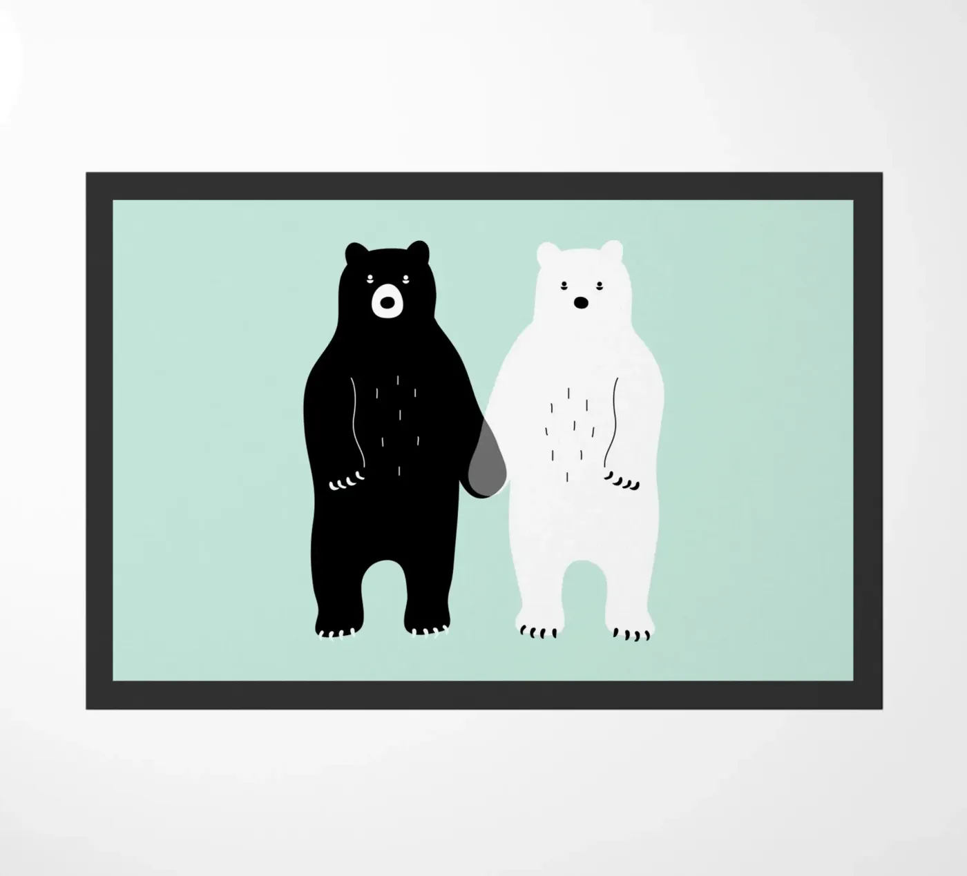 Two Bears deurmat van Andy Westface