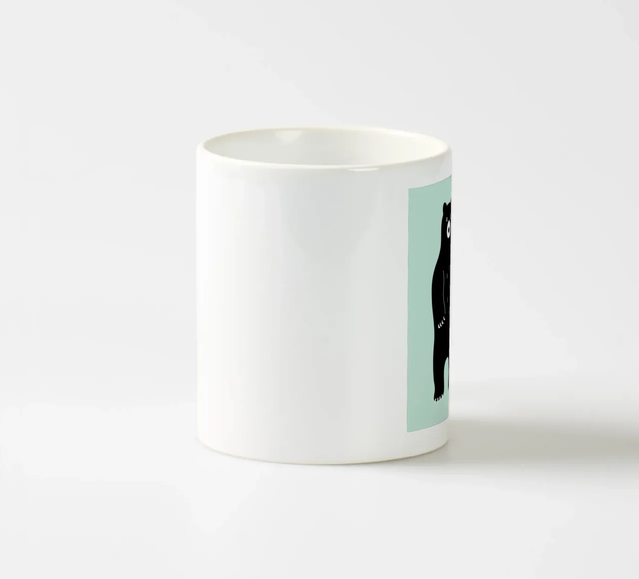Zwei Bären Keramik Tasse von Andy Westface