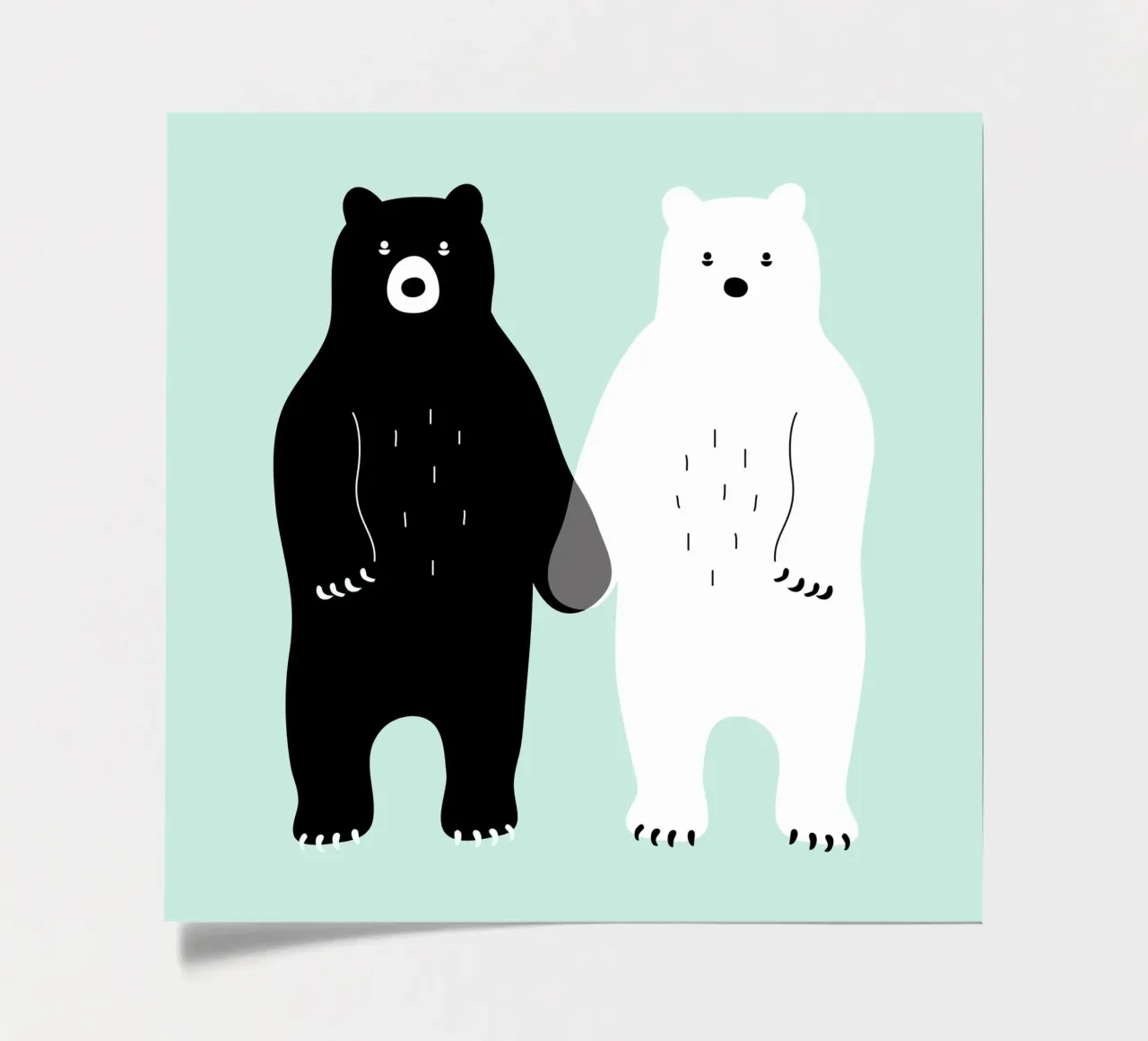 Two Bears sticker sheet by Andy Westface