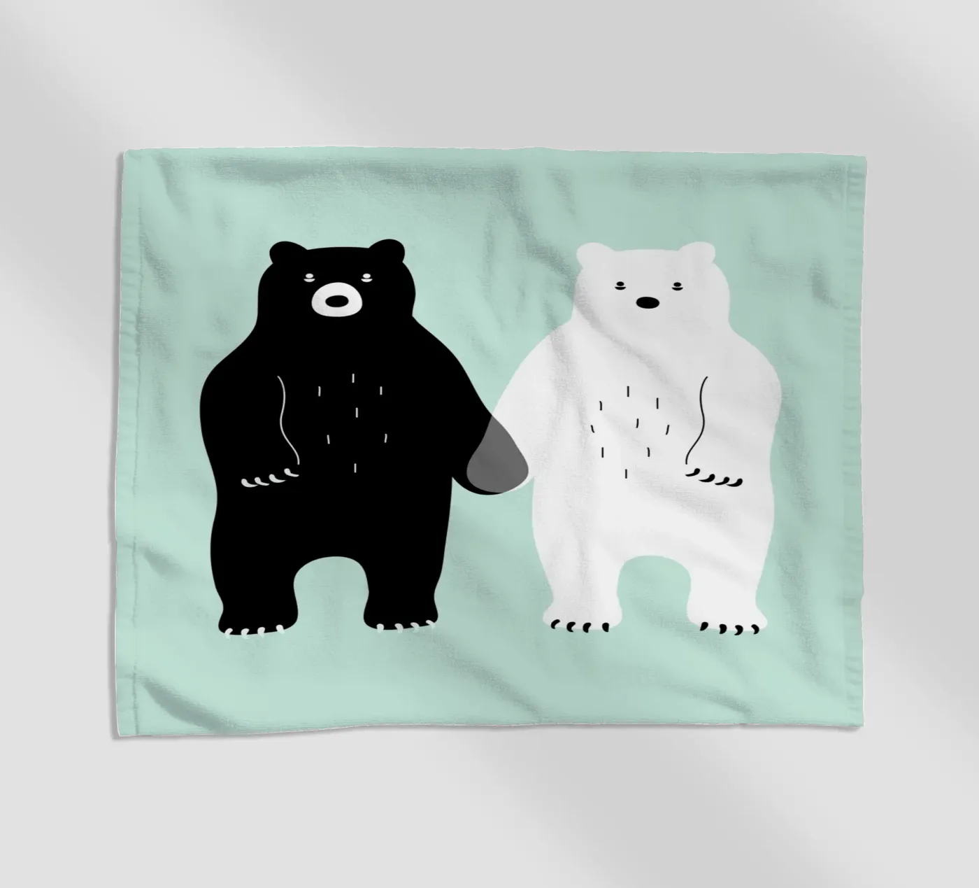 Deux ours serviette de plage de Andy Westface