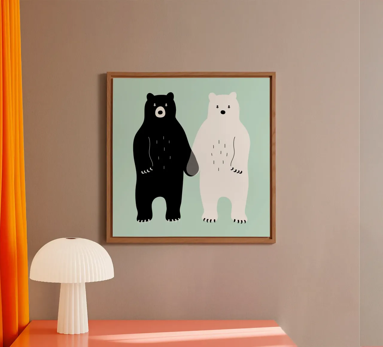 Two Bears forex plate by Andy Westface