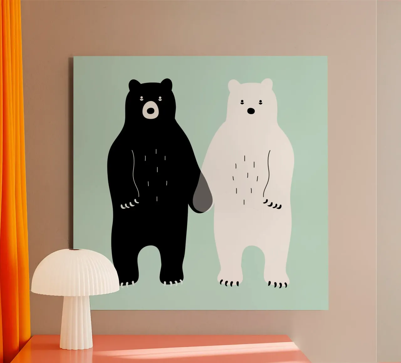 Two Bears forex plate by Andy Westface