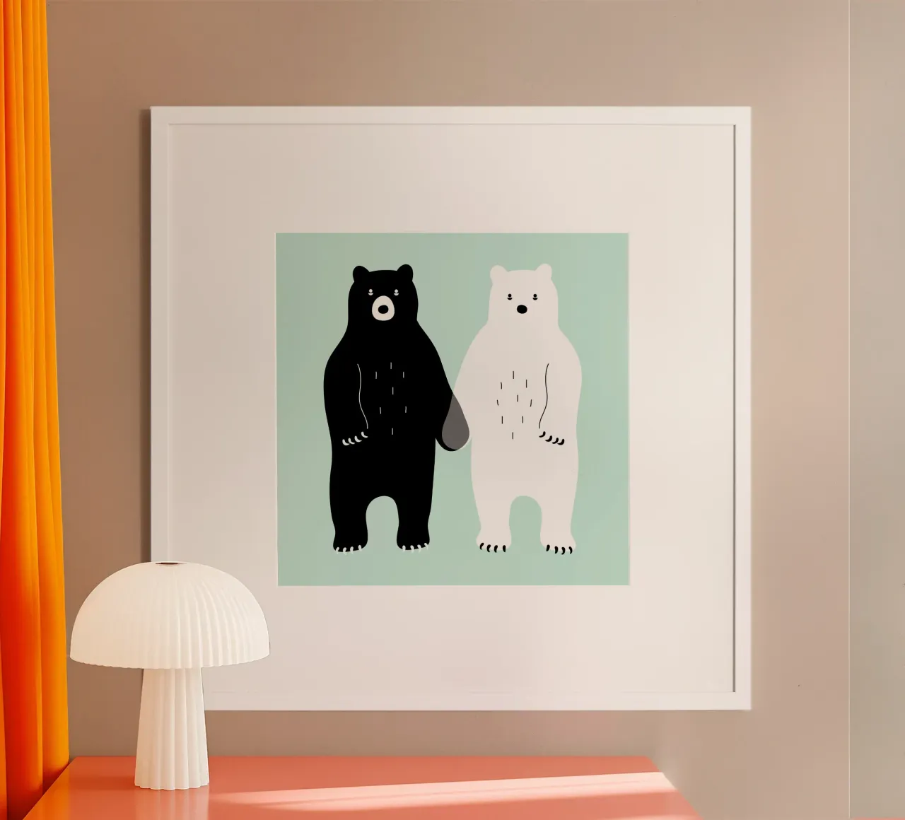 Due orsi poster da Andy Westface