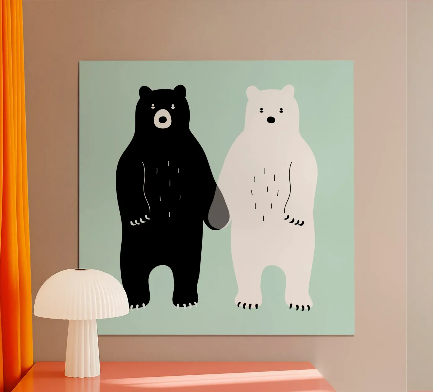 Two Bears poster de Andy Westface