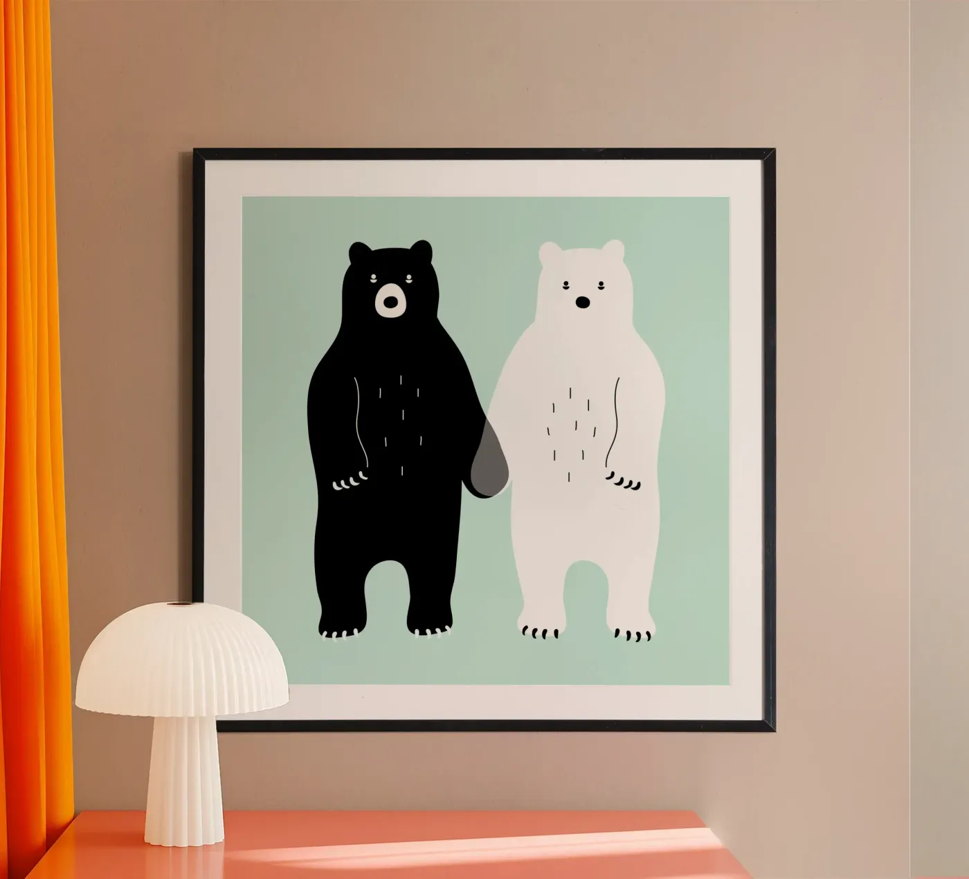 Two Bears poster da Andy Westface