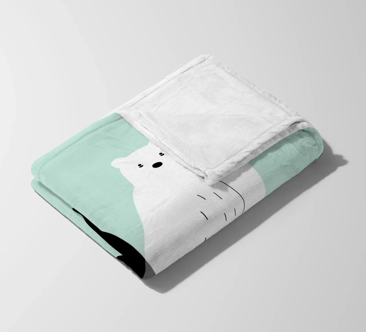 Twee Beren fleecedeken van Andy Westface