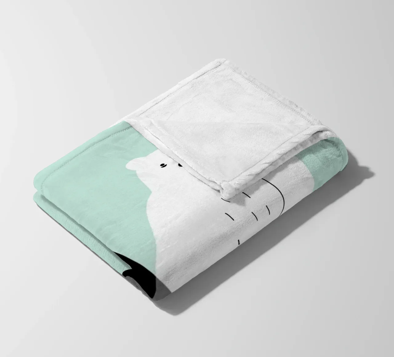 Twee Beren fleecedeken van Andy Westface