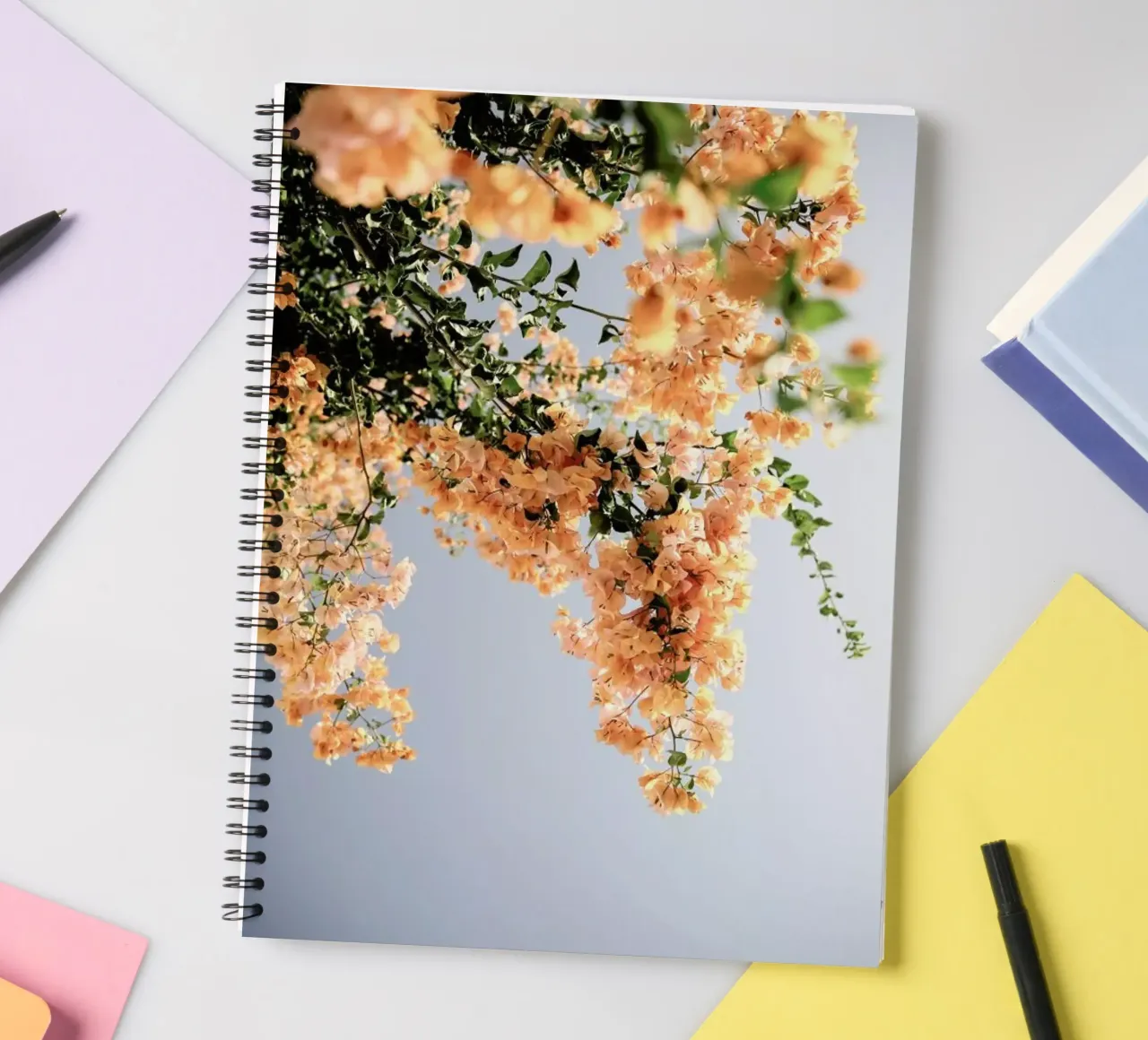 Assos Blooms spiral notebook by Shot By Clint