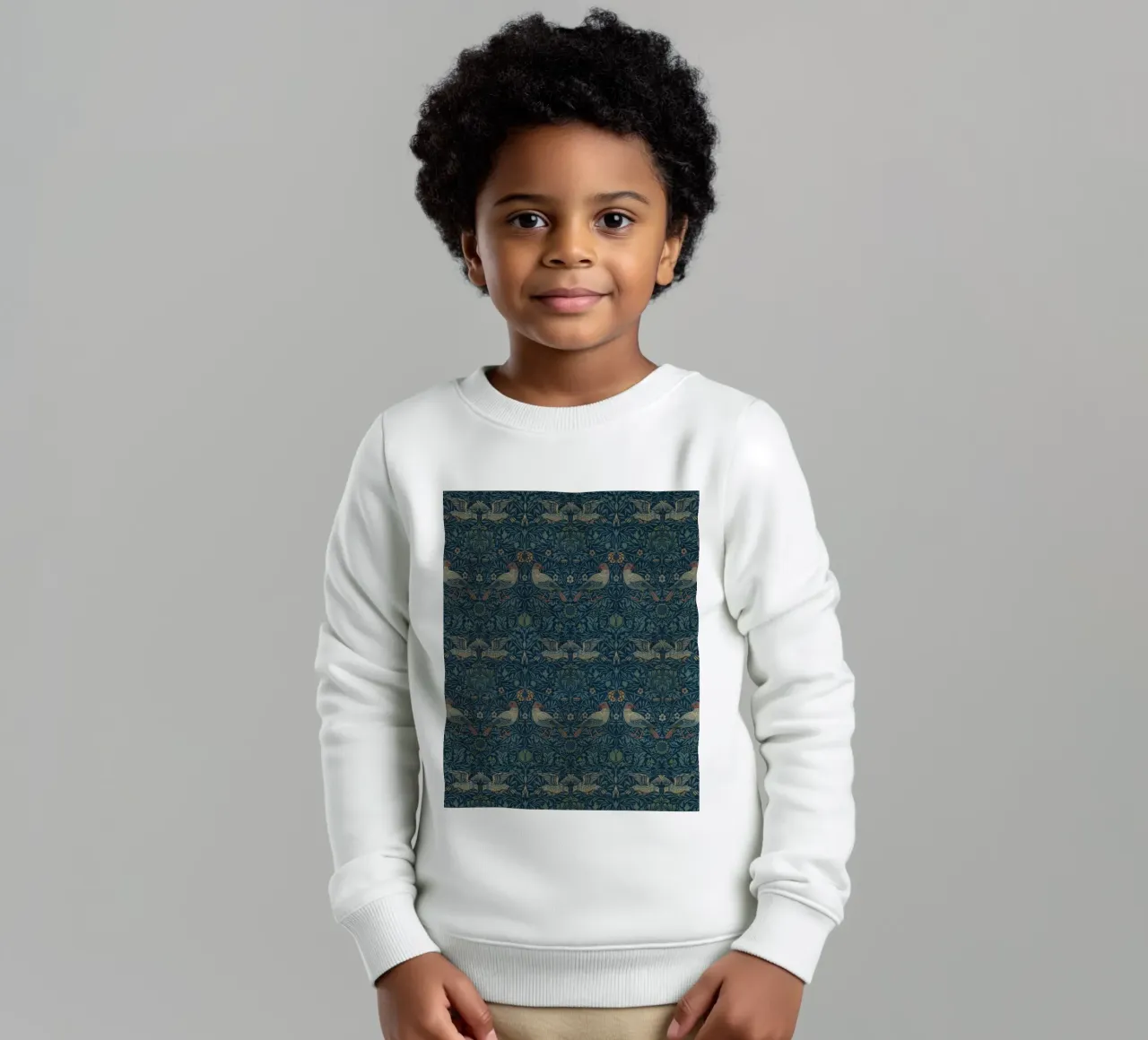 William Morris - Cartamodello Uccelli felpa bambino da William Store