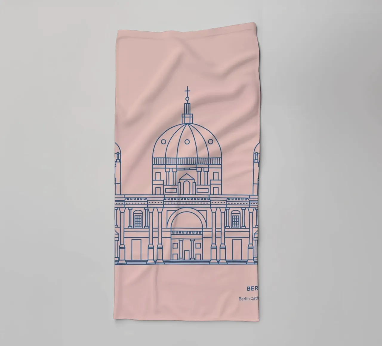 Berlin Icons towel by Sara Signorini