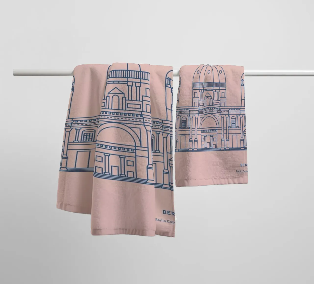 Berlin Icons towel by Sara Signorini