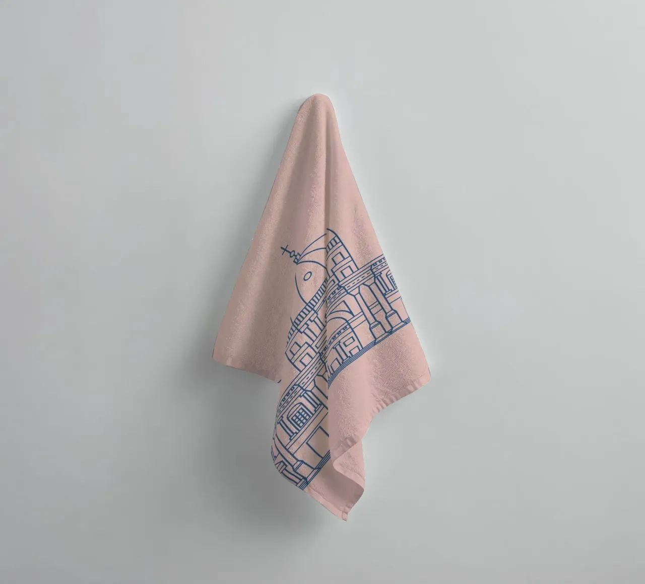 Berlin Icons towel by Sara Signorini