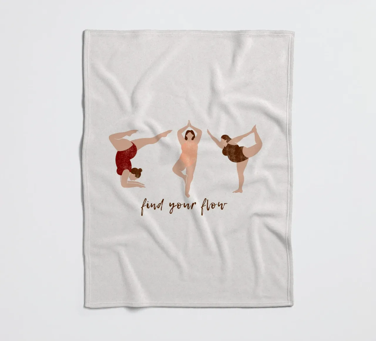 Trova il tuo flusso coperta in pile da ArtDesign by KBK