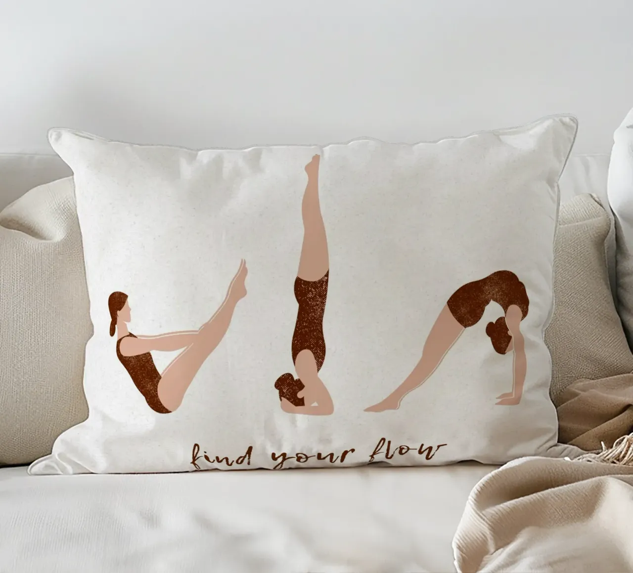 Trova il tuo flusso II cuscino da ArtDesign by KBK