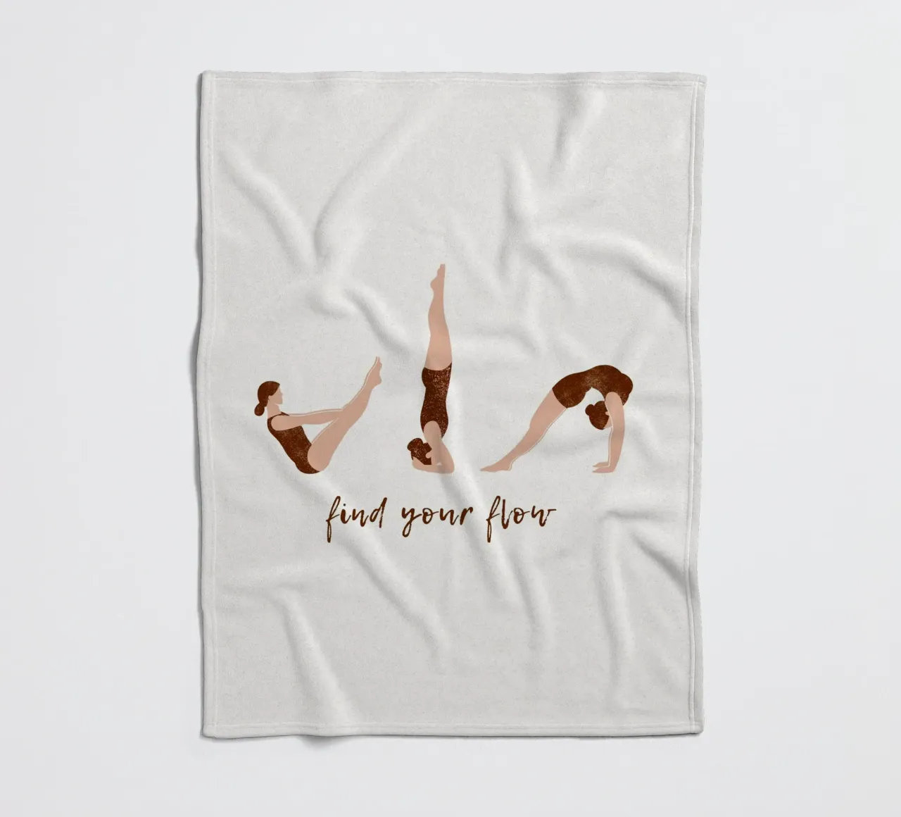 Trova il tuo flusso II coperta in pile da ArtDesign by KBK