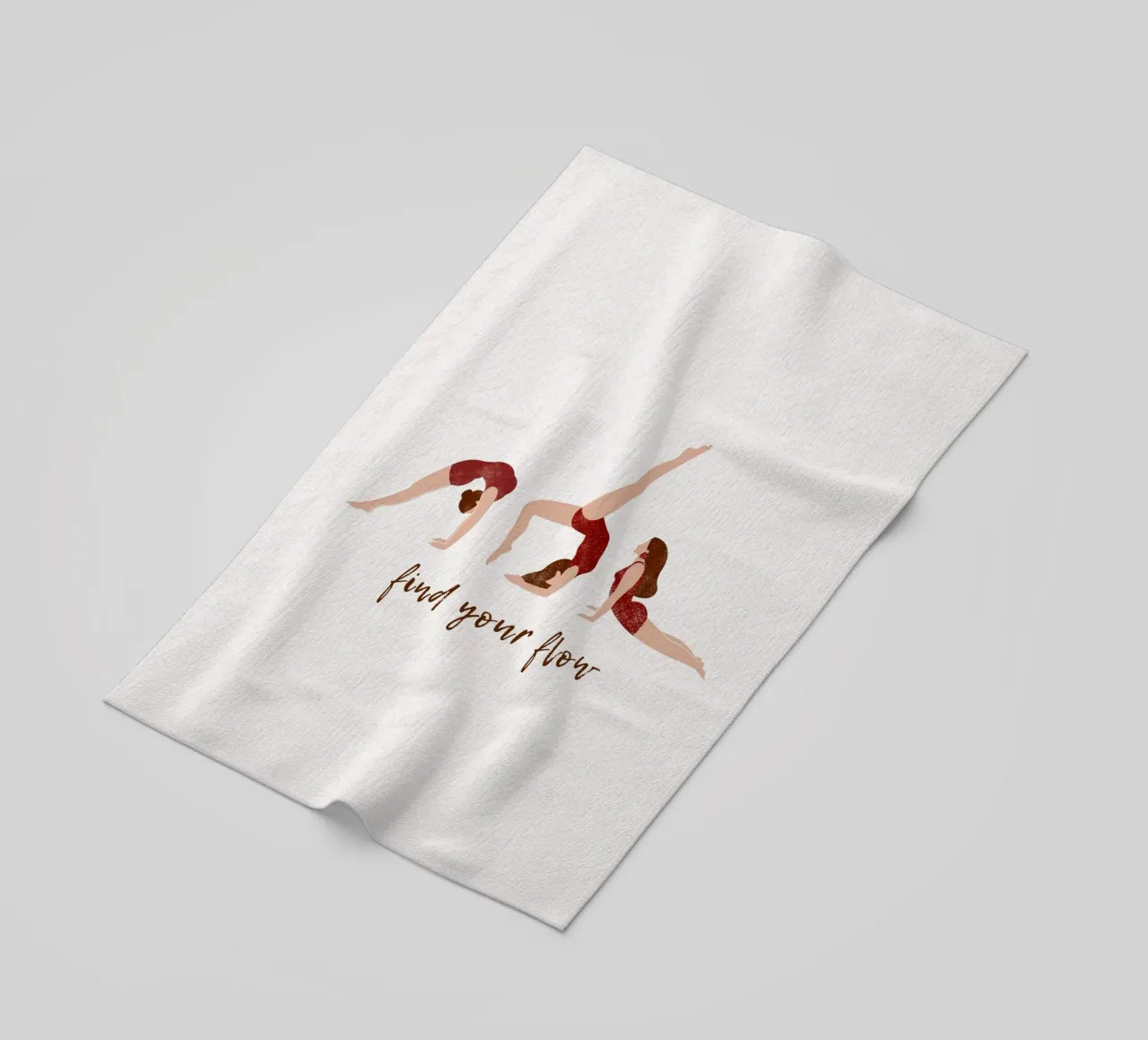Trova il tuo flusso III telo mare da ArtDesign by KBK