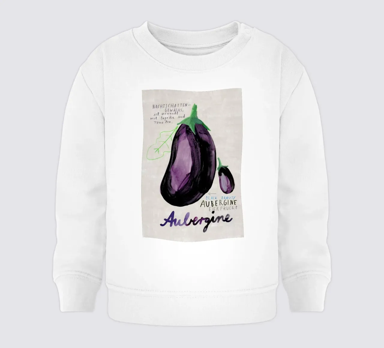 Aubergine felpa neonato da Rinah Lang