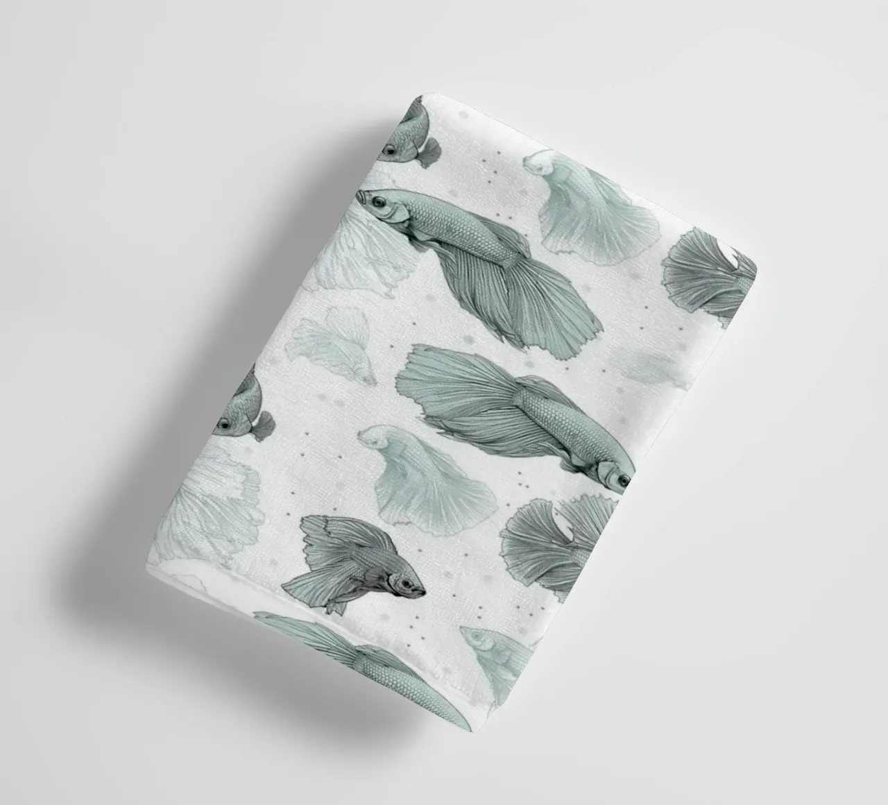 Fighting Fish Pattern towel by Face & Content