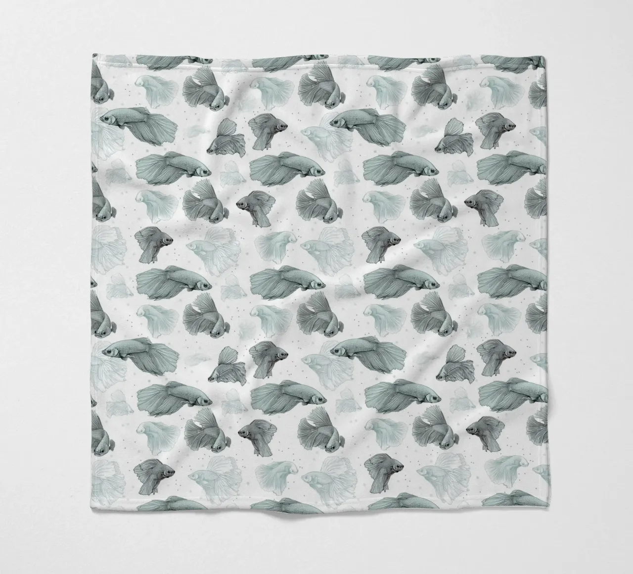 Modello di pesce combattente coperta in pile da Face & Content