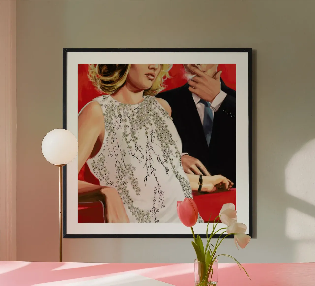 In The Mood For Love poster con telaio in alluminio da Alexander Grahovsky