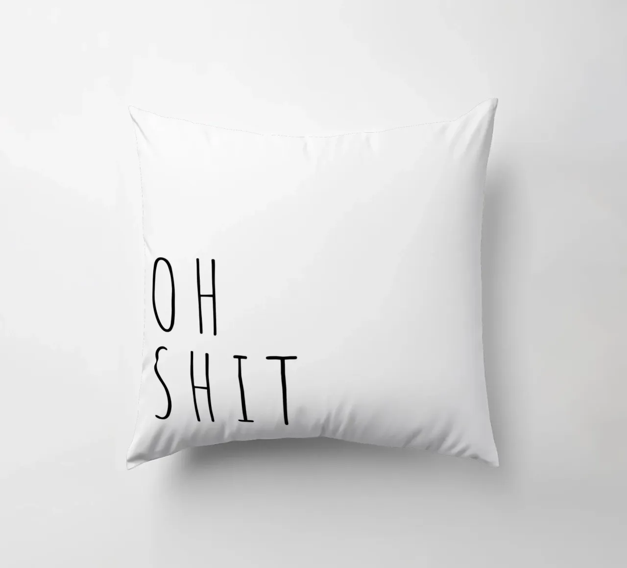 OH MERDA cuscino da ArtDesign by KBK