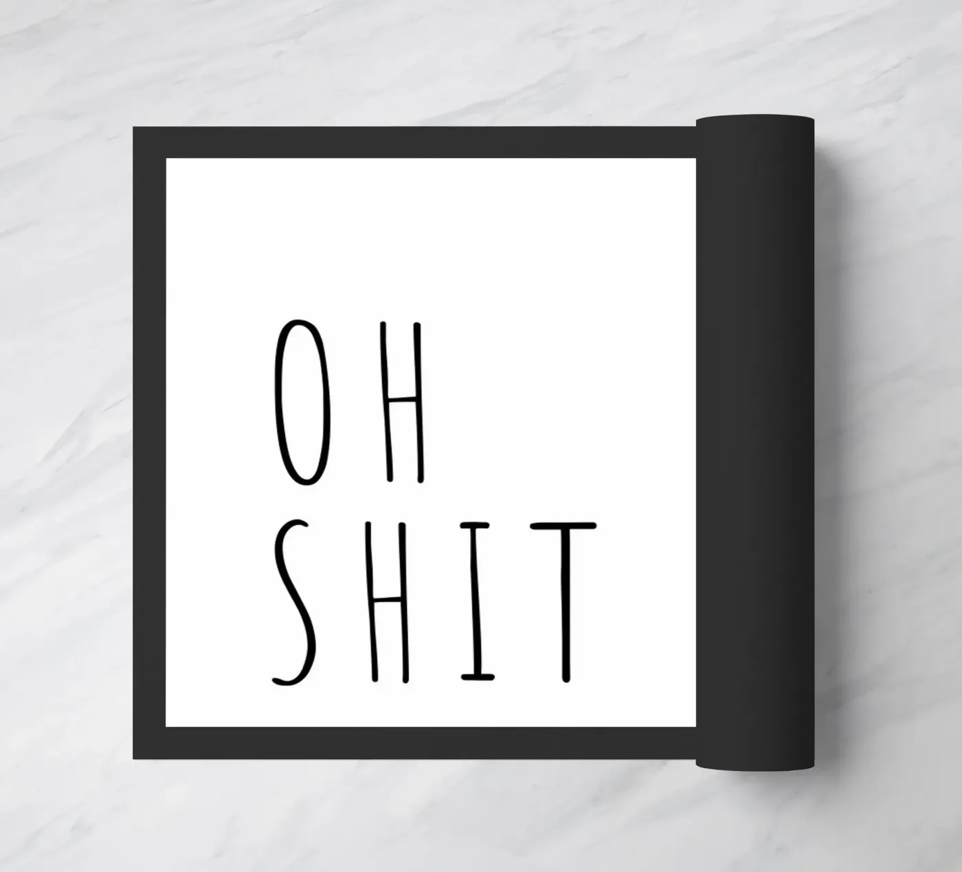OH SHIT doormat by ArtDesign by KBK