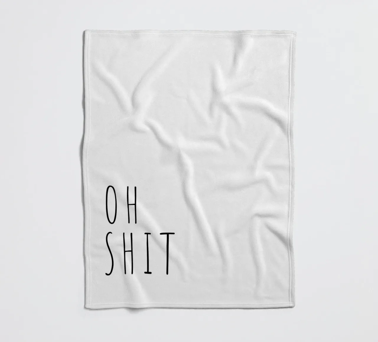 OH MERDA coperta in pile da ArtDesign by KBK