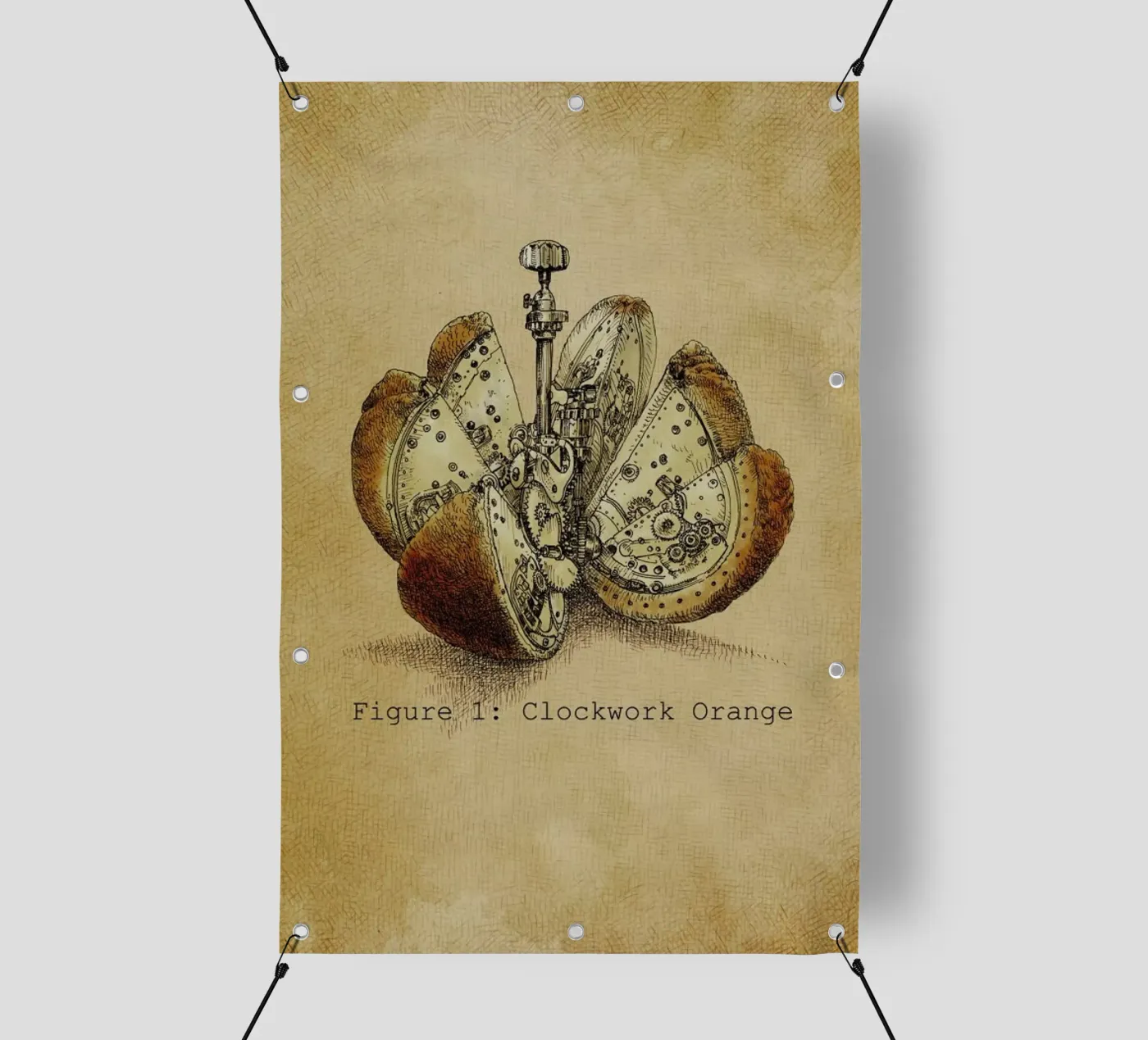 A Clockwork Orange telo in pvc da Eric Fan