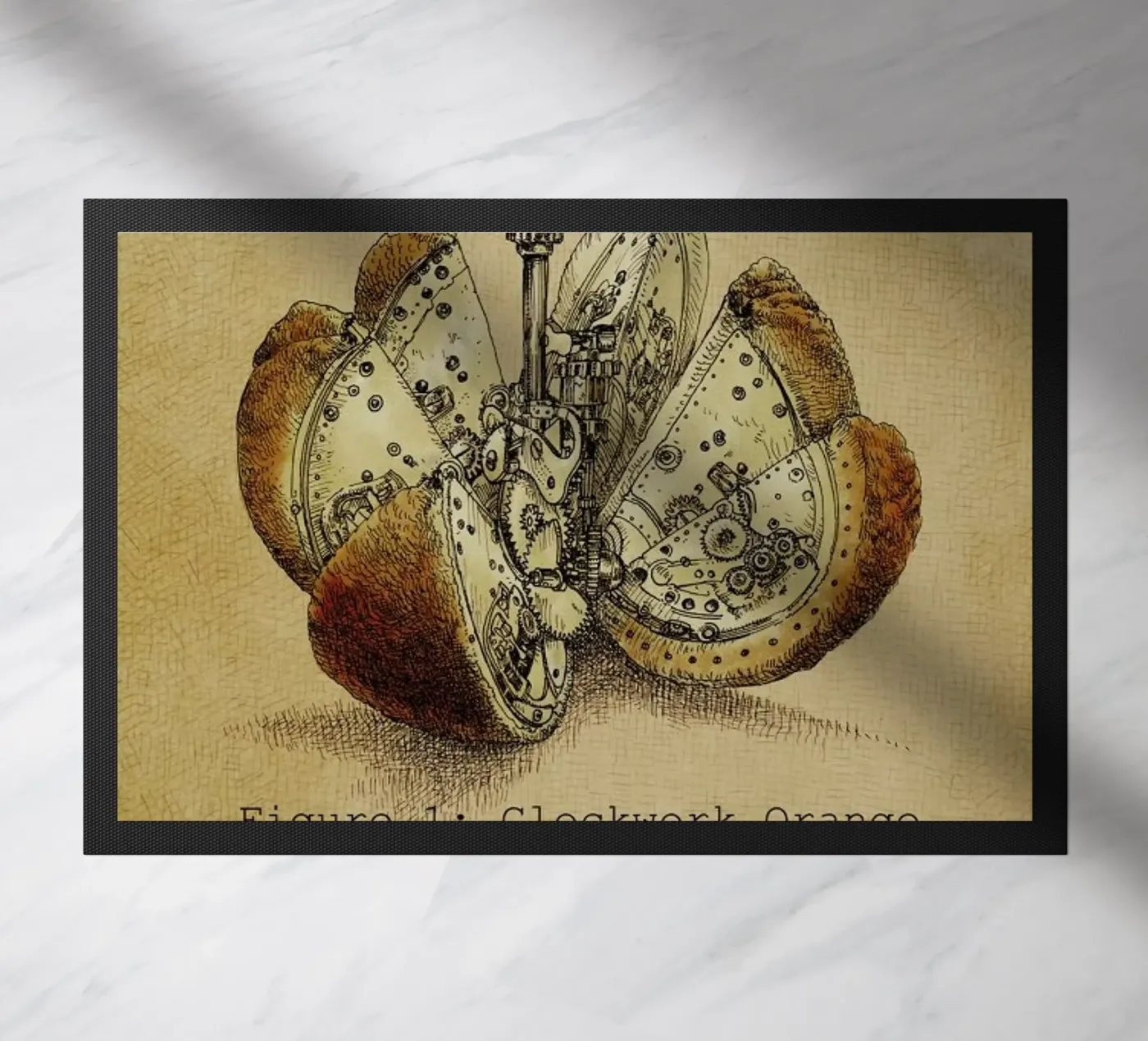 A Clockwork Orange Fußmatte von Eric Fan