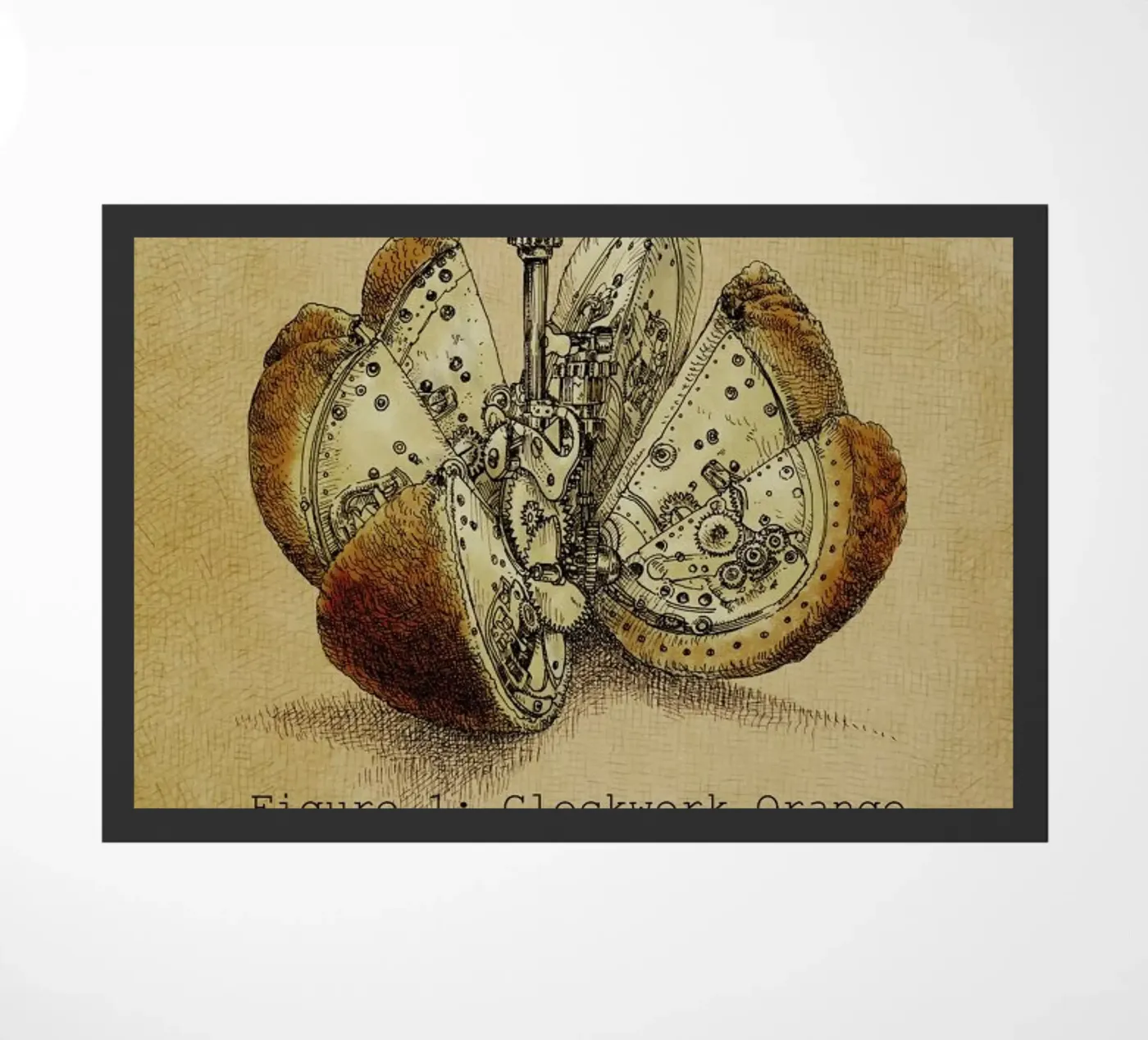 A Clockwork Orange Fußmatte von Eric Fan